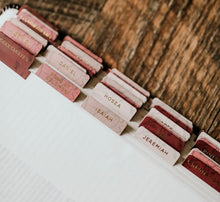 Load image into Gallery viewer, Rose Floral Bible Tabs