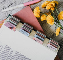 Load image into Gallery viewer, Floral Bible Tabs
