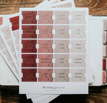 Load image into Gallery viewer, Rose Floral Bible Tabs
