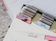 Load image into Gallery viewer, Floral Bible Tabs
