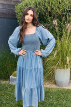 Load image into Gallery viewer, Rose Denim Dress

