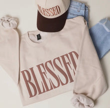Load image into Gallery viewer, BLESSED PUFF Print MIDWEIGHT Sweatshirt
