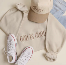 Load image into Gallery viewer, GOD IS GOOD Embroidered  Sweatshirt
